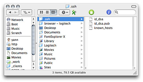 Invisible SSH folder in Finder